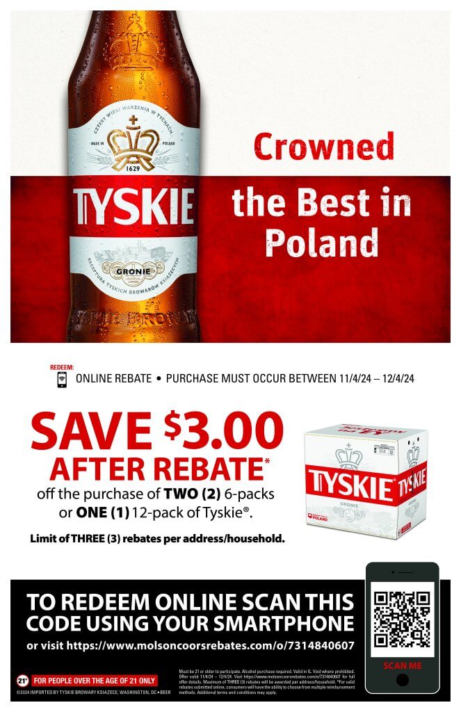 2024-Rebate_Tyskie_Save $3_11.4.24-12.4.24